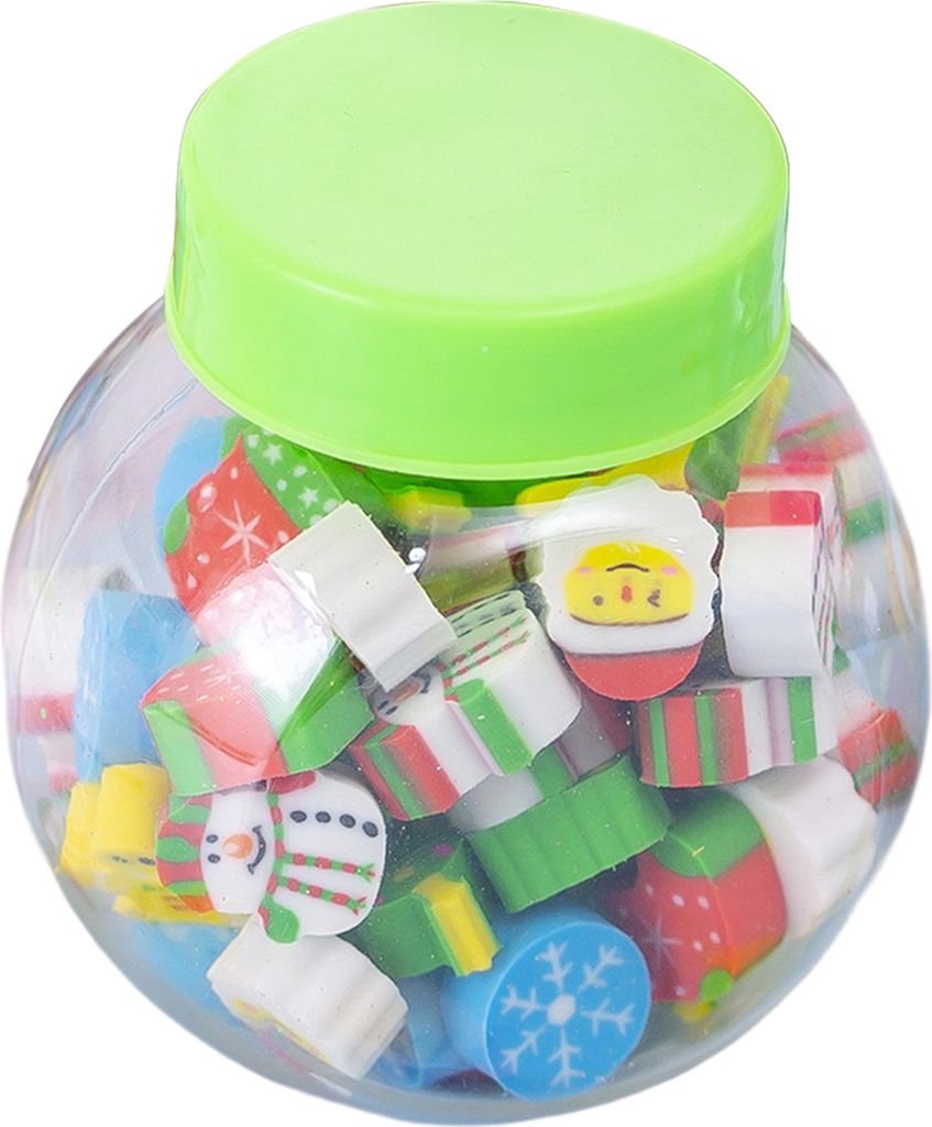 50Pcs Cartoon Radiergummis Exquisite Form Lebendige Farbe TPR Obst Tier Stil Bleistift Radiergummis Schrein Geschenk Schule Liefert-B