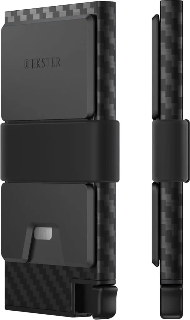 Portefeuille slim en carbone - Porte-cartes rigide avec protection RFID