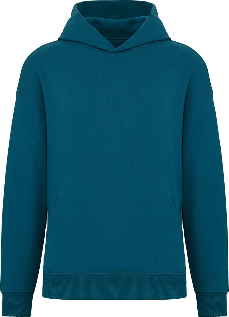Native Spirit Umweltfreundliches Oversize Uni-Kapuzensweatshirt