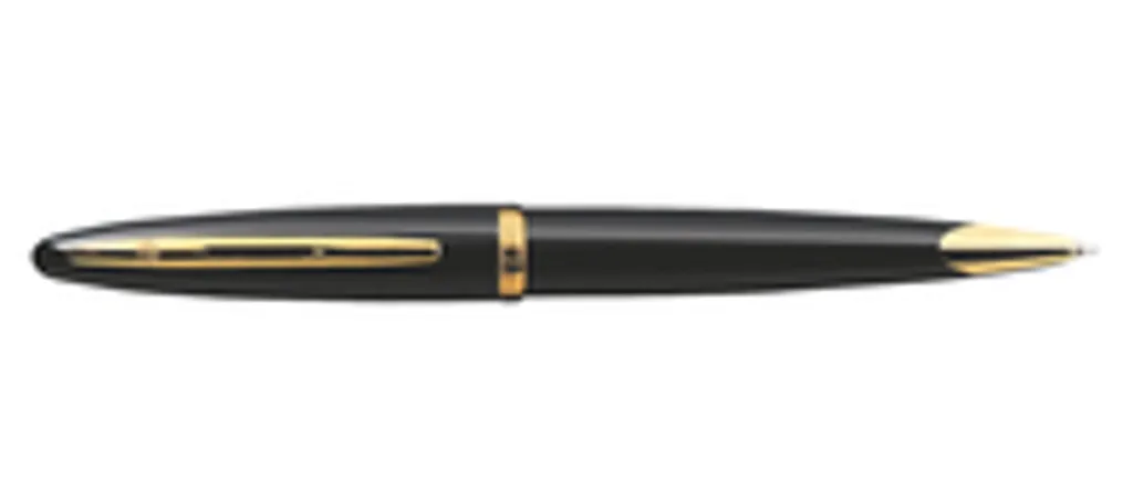 Stylo Waterman Carène Noir Intense et Or avec Pointe Moyenne S0700380 - 6