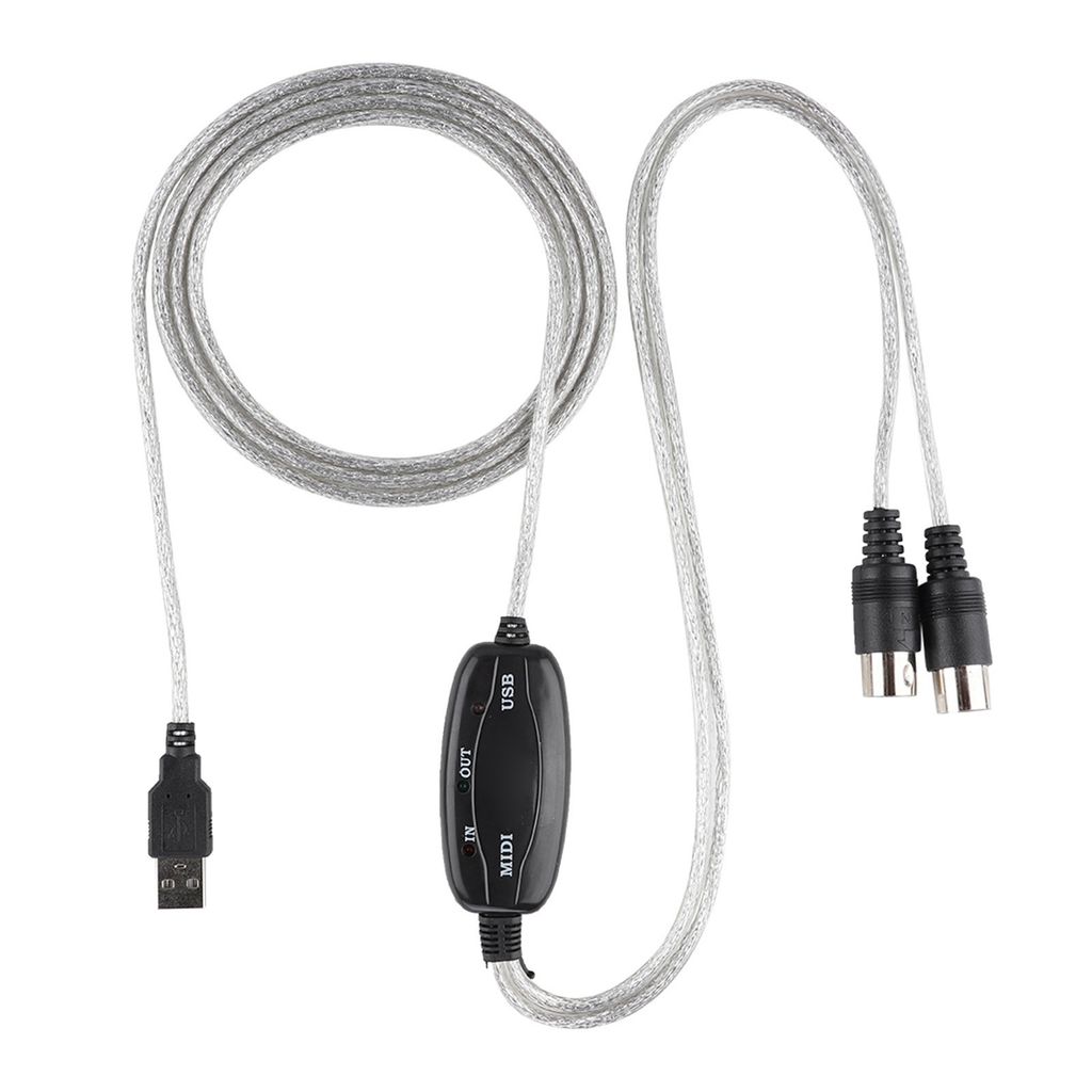 Cavo Convertitore USB To MIDI IN/OUT – Collega Tastiera Musicale A PC