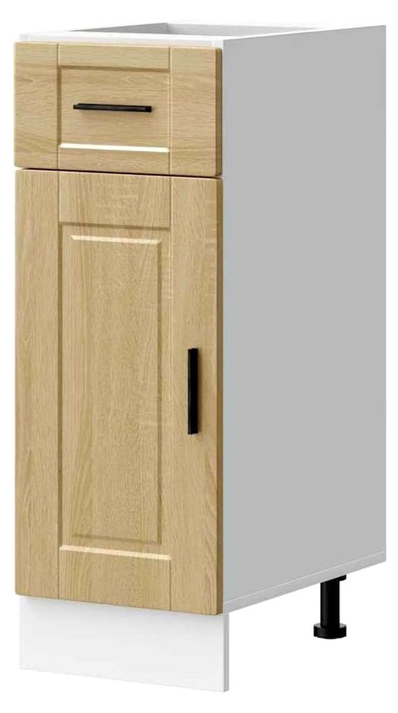 Tomostar Küchenunterschrank, Porto-Eiche, Sonoma-Holz, 30 x 46 x 81,5 cm