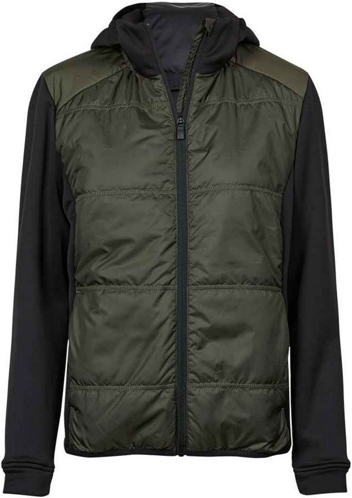 Tee Jays - Kapuzenjacke für Damen PC5257 (XL) (Tiefgrün/Schwarz)