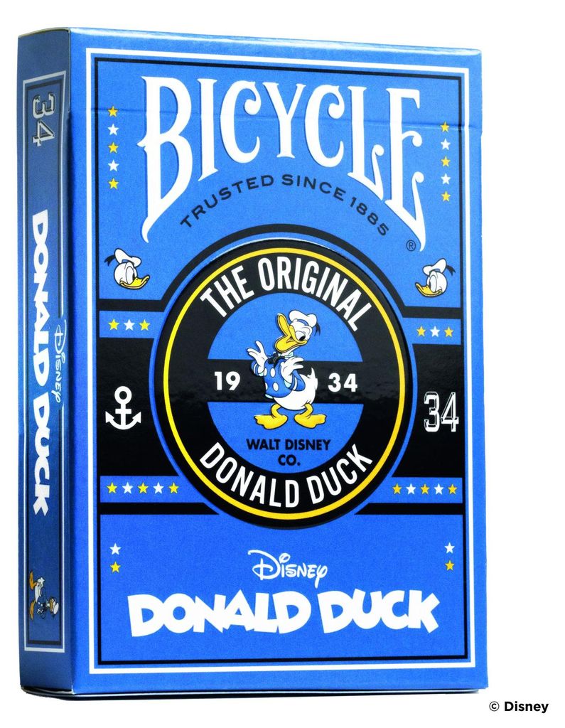 Bicycle Kartendeck - Disney Donald Duck Kartenspiel Spielkarten Pokerkarten Single Deck