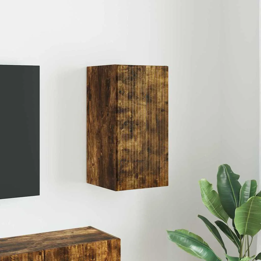 Maison Exclusive - Mobile TV in rovere affumicato 30 x 31 x 60 cm Materiale ligneo