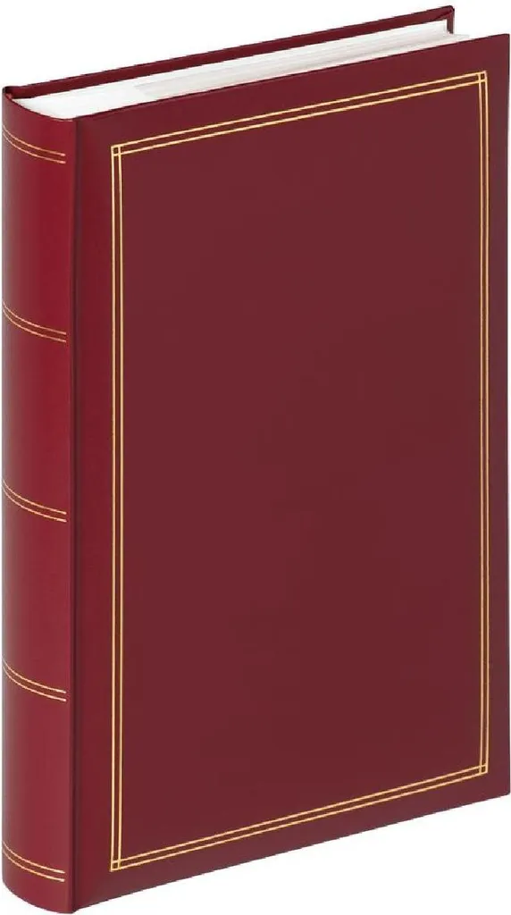 Album Fotografico Walther Monza Bordeaux 300 Tasche 10x15 | Memorie Oro