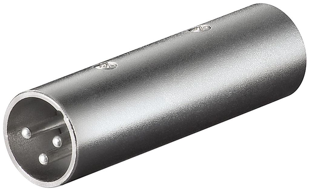 goobay XLR Adapter/Kupplung Stecker zu Stecker (Bulk) Productafbeelding 