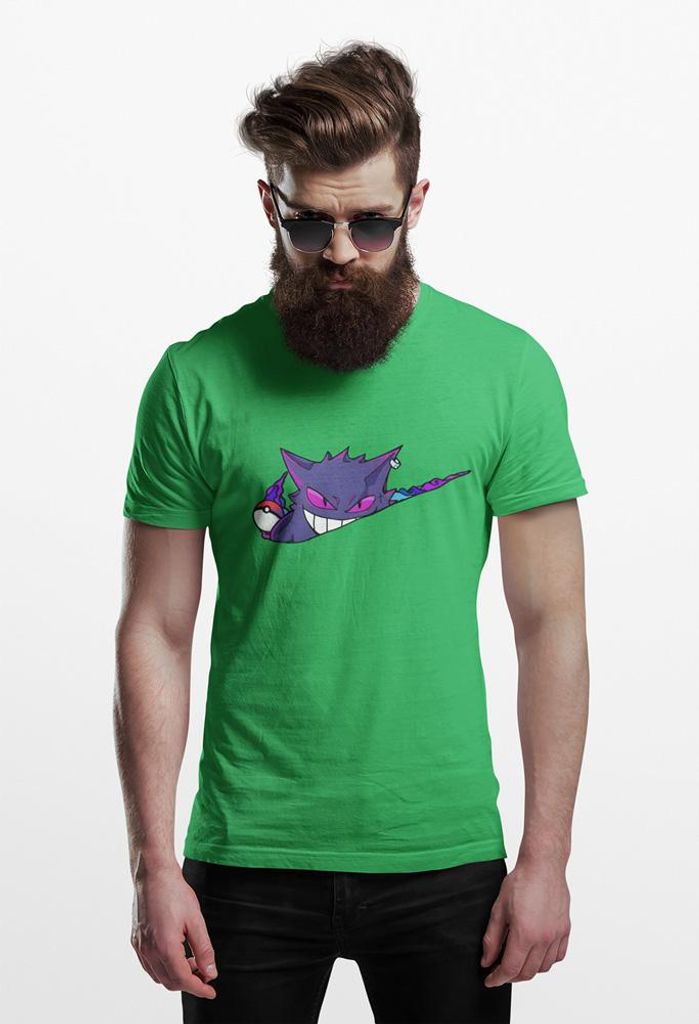 D&B 150 Uni Polo AN00009 Pokemon Grün-Größe M