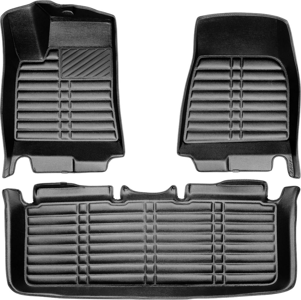 5D Premium Auto Fussmatten TPE Set passend für Tesla Model S Baujahr ab 2012
