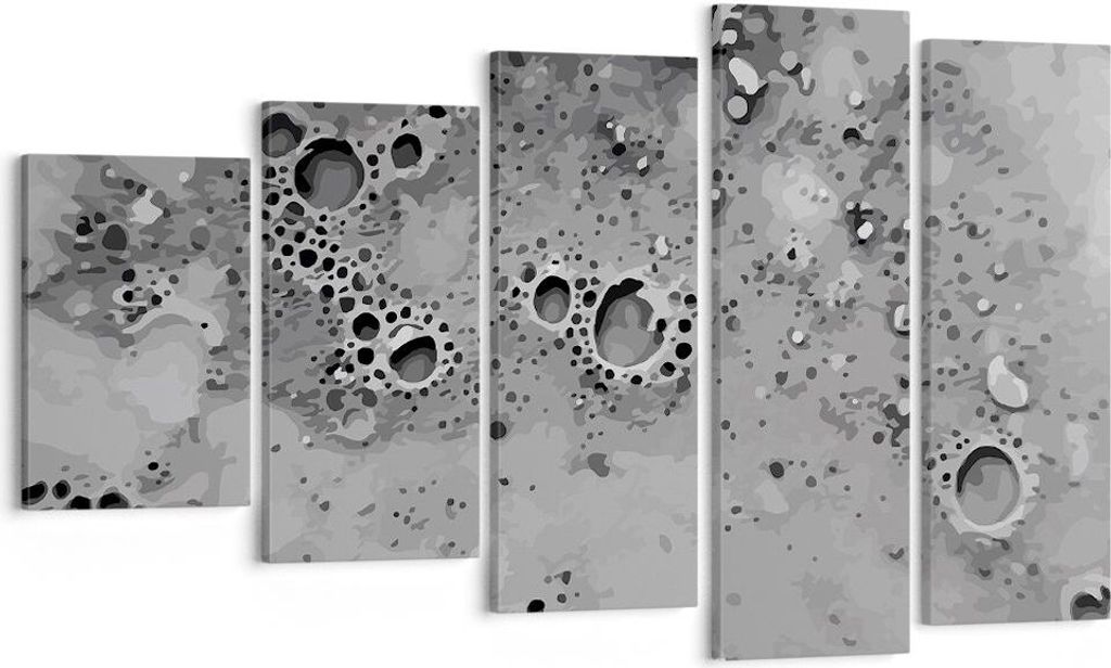 Bild auf Leinwand - Leinwandbild - Abstraktion modern - 100x60cm - Wand Bild - Wanddeko - Leinwanddruck - Bilder - Kunstdruck - Wanddekoration - Le...