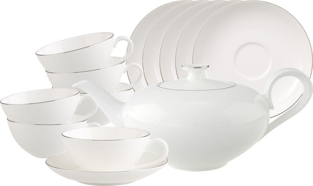 Villeroy & Boch Anmut Platinum No.1 Teeservice 13-teilig