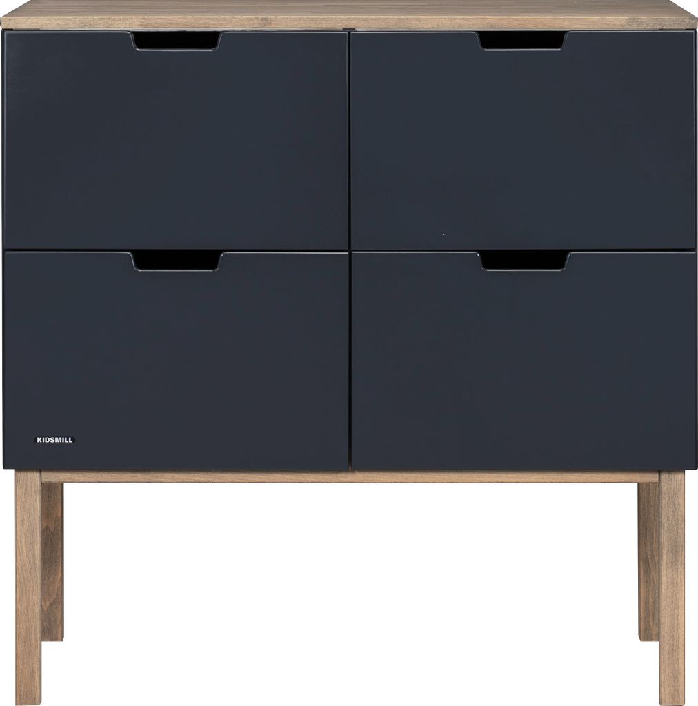 Kidsmill Sepp Kommode Anthrazit/Buche
