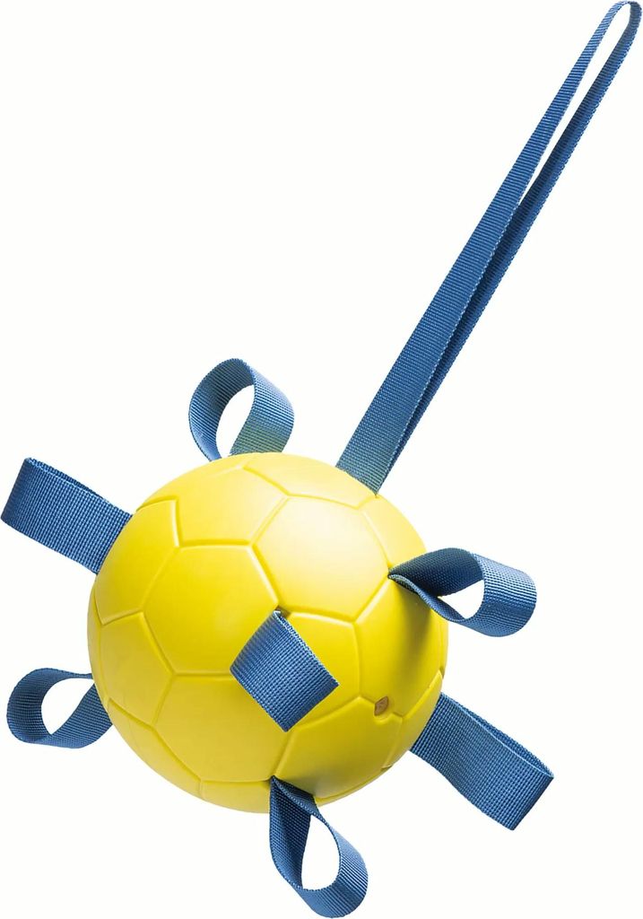 Beeztees Hundespielzeug Fetch Ball Power aus Gummi gelb