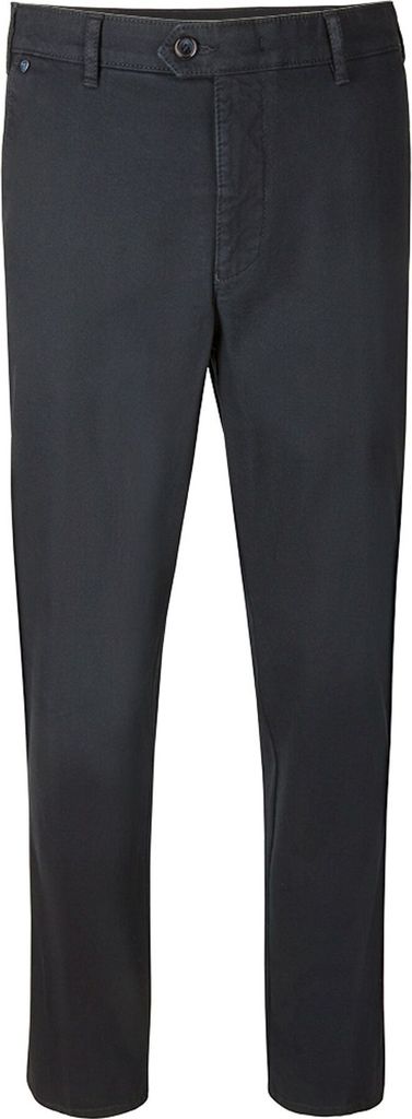 Brühl - Comfort Fit - Herren Flatfront Hose, Parma (0319184090100), Größe:24, Farbe:Marine (680)