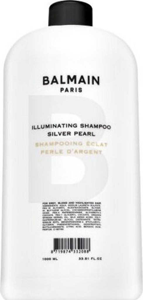 Balmain Illuminating Shampoo Silver Pearl aufhellendes Shampoo für die Neutralisierung der gelben Töne 1000 ml