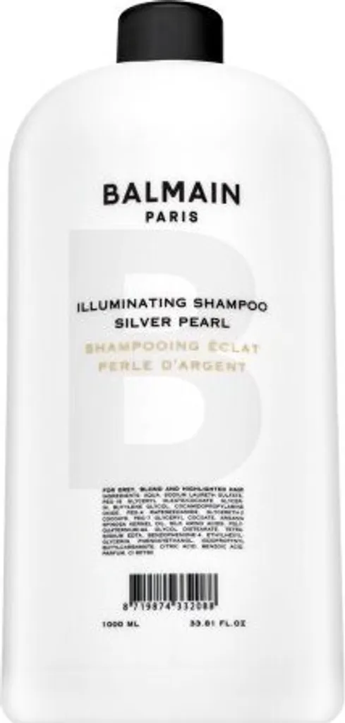 Balmain Illuminating Shampoo Perla d'argento Shampoo illuminante per neutralizzare i toni gialli 1000 ml