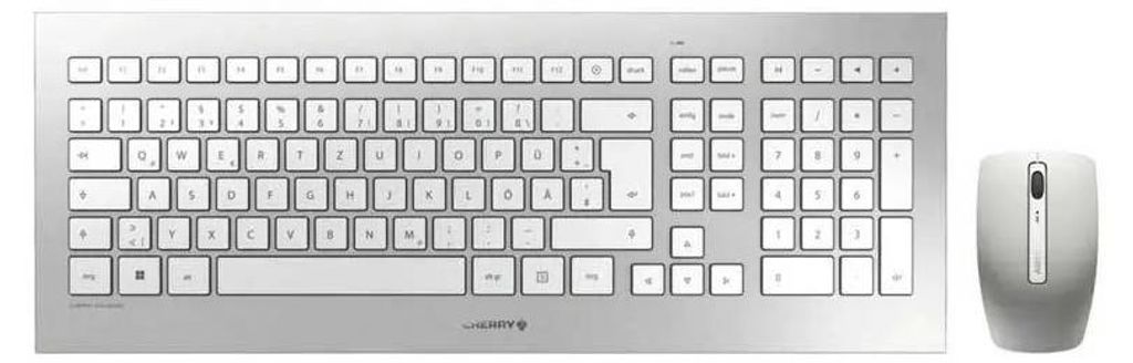 Cherry Desktop DW 8000 [FR] Wireless silver/white Produktbild 