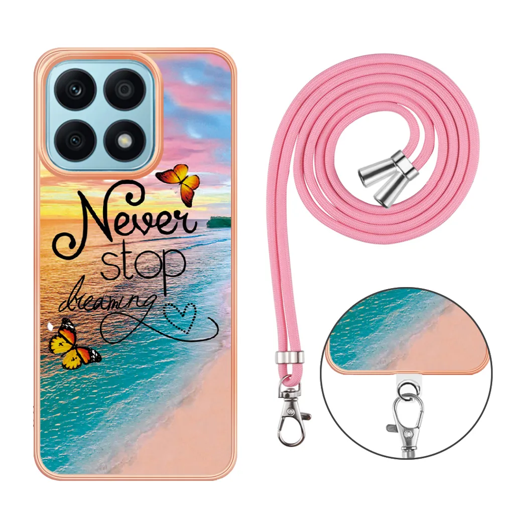 Per HONOR X8a COVER CUSTODIA TPU TRASPARENTE + PELLICOLA VETRO