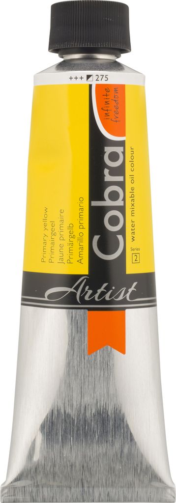 Cobra Artist Wassermischbare Ölfarbe Tube 150 ml Primärgelb 275
