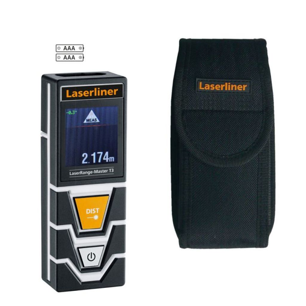 Laserliner LaserRange-Master T3, Bezugspegel, m, Schwarz, Produktbild 