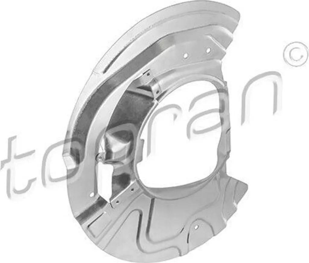 Flasque de Frein Avant Gauche Topran 503 810 en Acier Renforcé pour X5