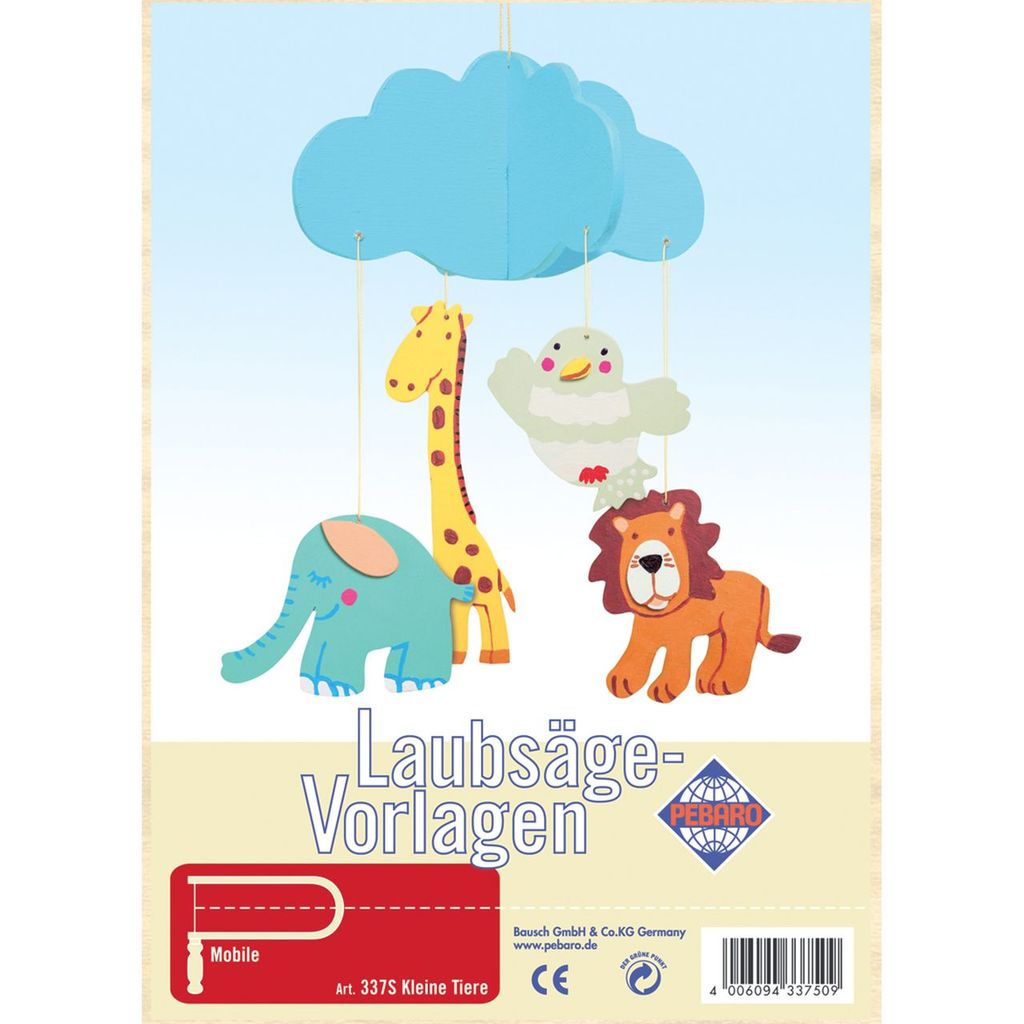 PEBARO Laubsägevorlage Mobilé Tiere