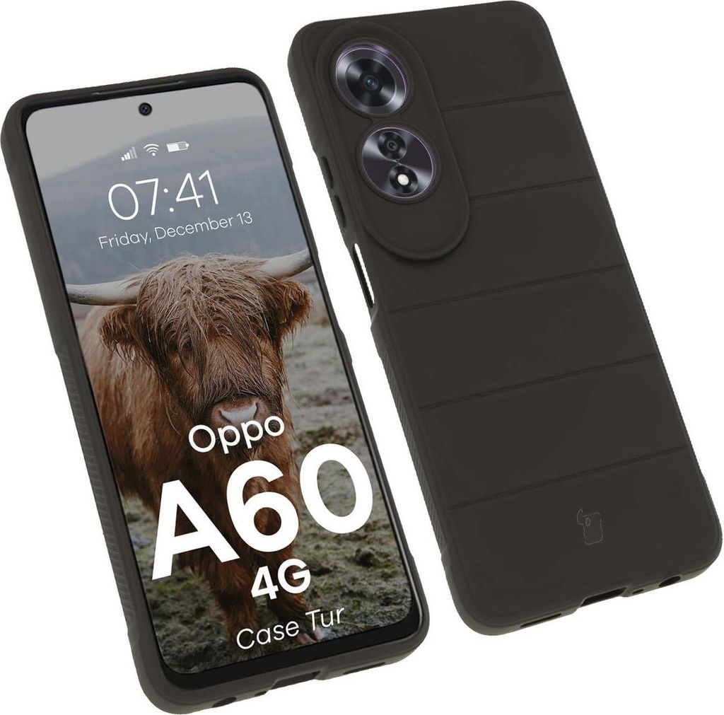 Bizon Case Tur für Oppo A60 4G schwarz