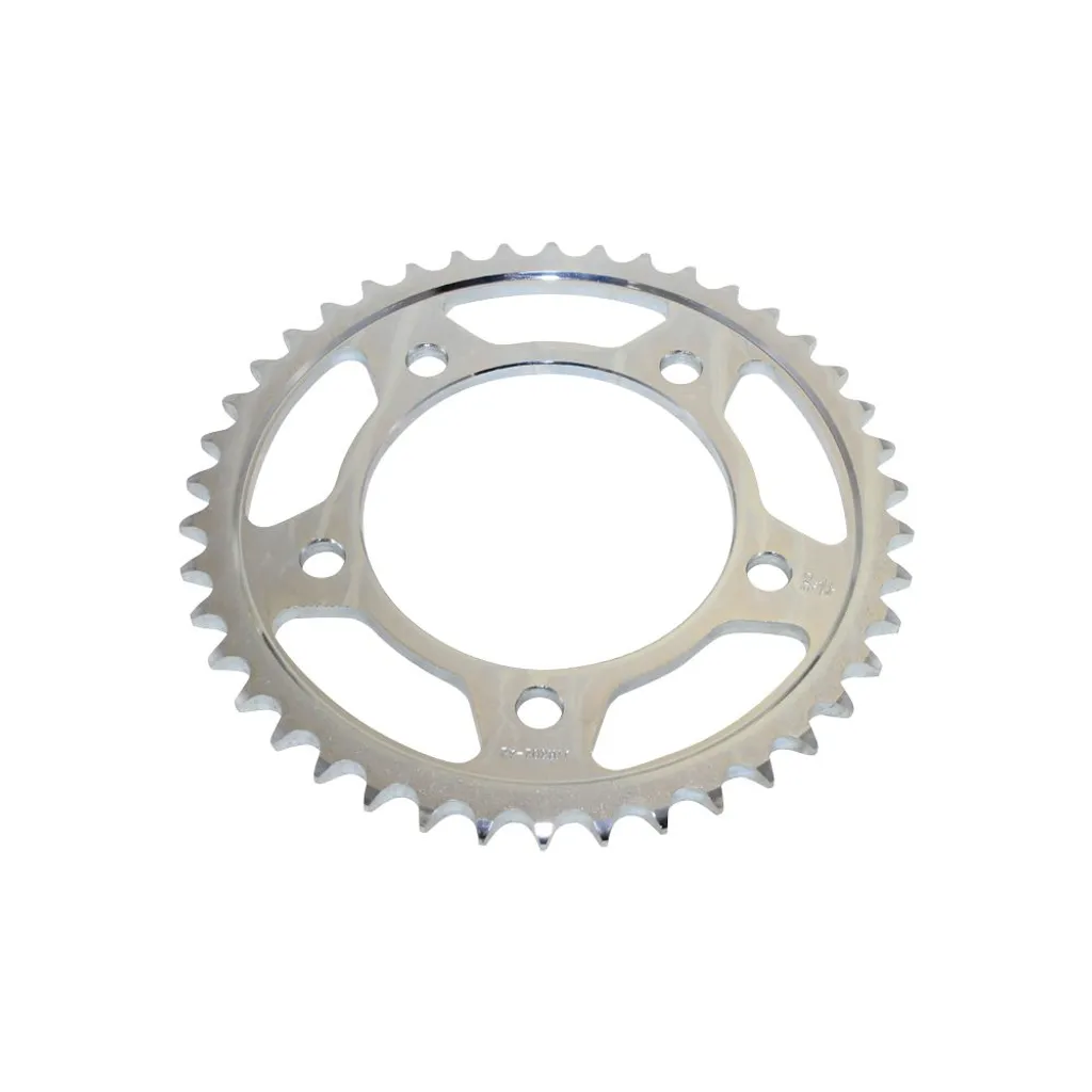 Pignon 42 dents JTR302 argent : fini les bruits de chaîne sur Honda