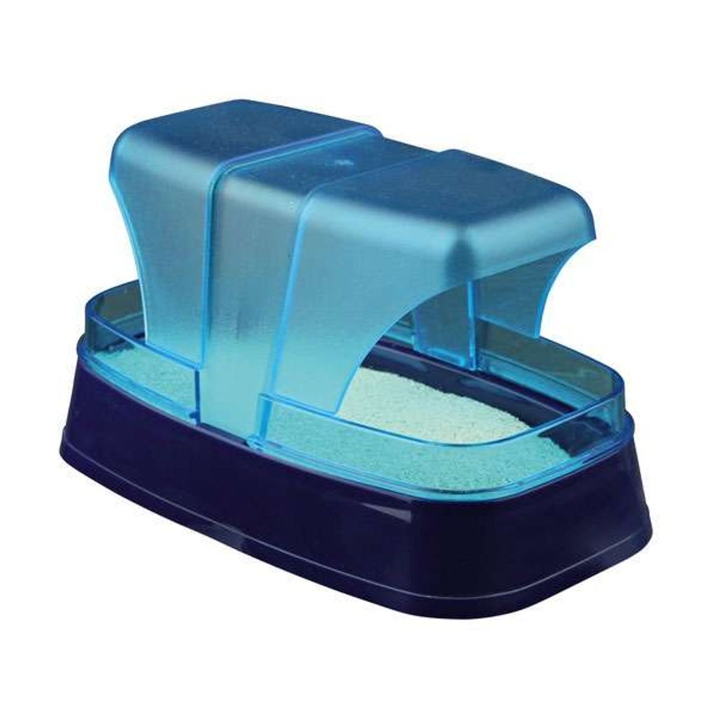 Bain de sable 17 × 10 × 10 cm turquoise/gris clair Immagine del prodotto 