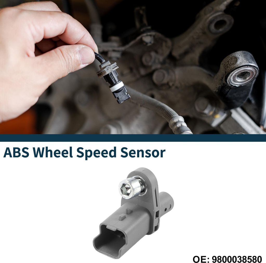 ABS Raddrehzahlsensor hinten links rechts ABS Sensor Antiblockiersystem Sensor Nr. 9800038580 für CITROEN C4 Picasso 2013-2023