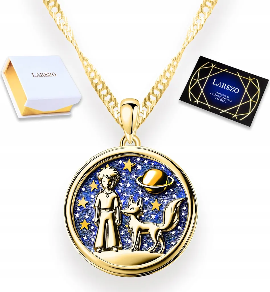 Collana Vintage Piccolo Principe Argento 925 Oro | Regalo Classico