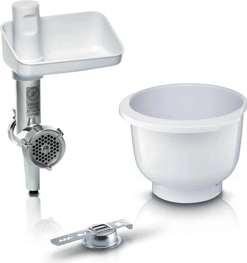 Hachoir à viande pour robot pâtissier Bosch MUZ5BS1 accessoire métal