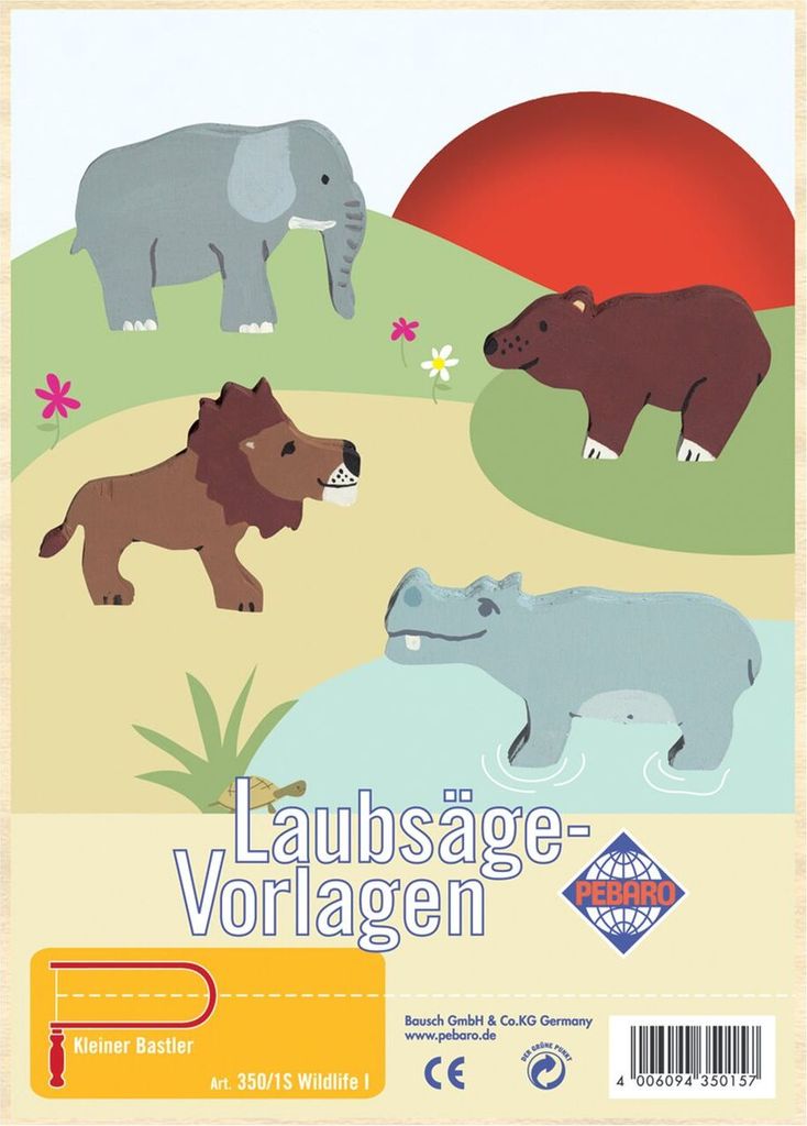 Pebaro Laubsägevorlage Wildlife I