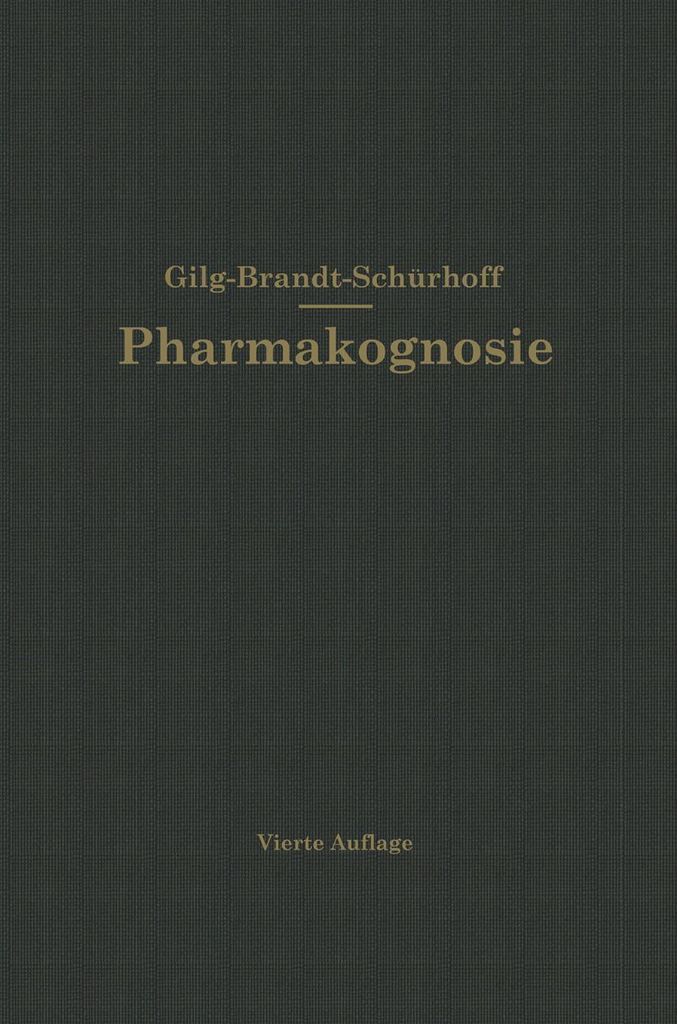Lehrbuch der Pharmakognosie