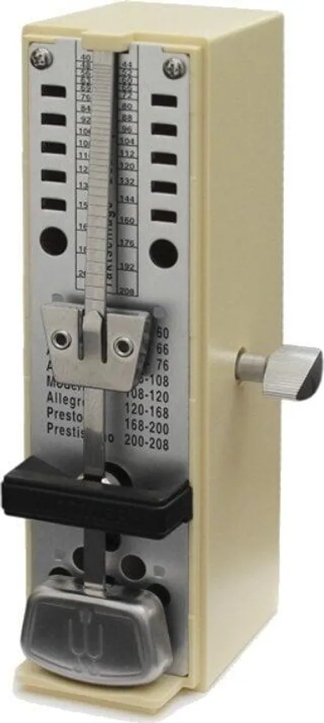 Wittner 882051 Métronome mécanique système Maelzel avec cloche coloris noir