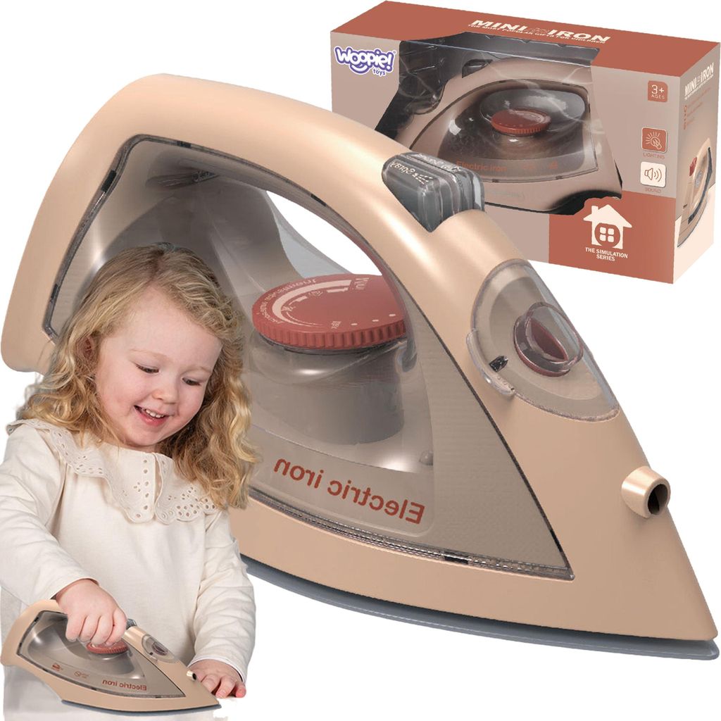 Woopie-Bügeleisen mit Sprühgerät, Licht und Ton für Kinder Produktbild 