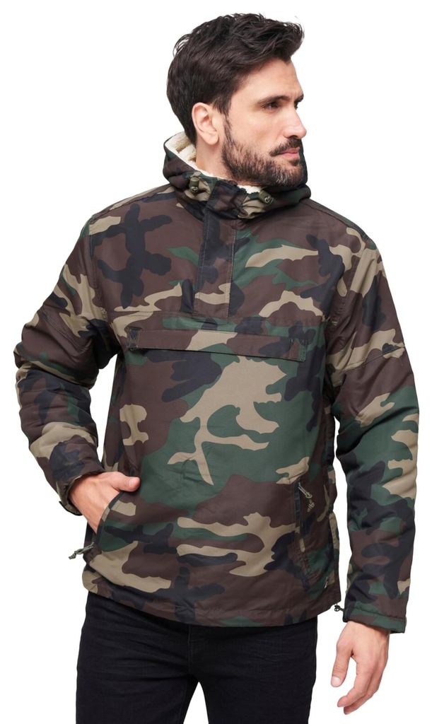 Brandit - Giacca a vento SHERPA Pull-Over in legno - 4XL Immagine del prodotto 