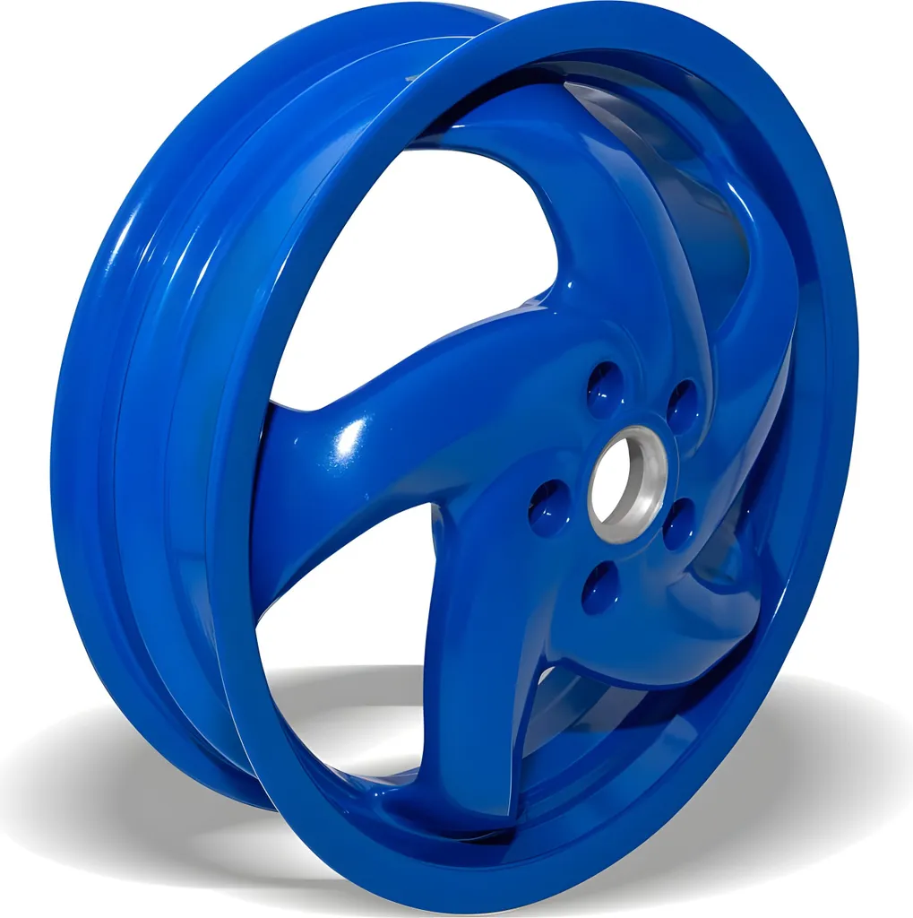 Jante arrière Gilera Runner 50cc bleue - Solution roue voilée Piaggio - 2