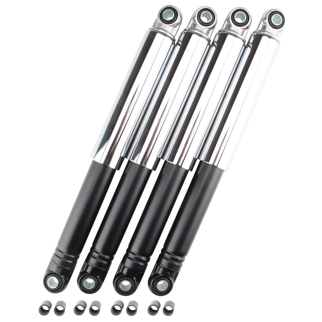 Stoßdämpfer Set Standard schwarz/chrom 310 mm + 310 mm für Simson Schwalbe KR51 Star