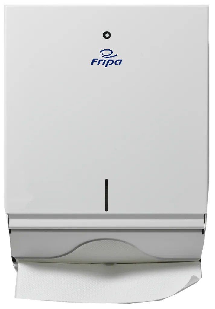 Fripa Dispenser Carta Mani a Muro - Metallo Bianco - Grande Capacità