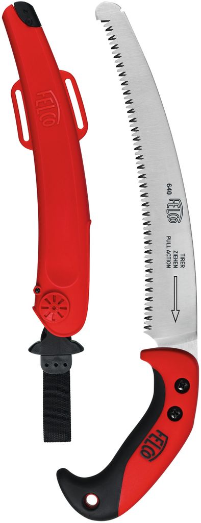 Felco 640, Holz, Stahl, Schwarz, Metallisch, Rot, Schwarz, Produktbild 