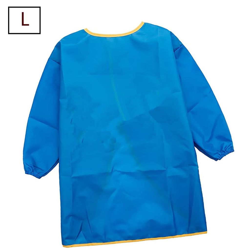 Farbe blau 45 x 60 cm Kinder Werkenschürze Bastelschürze Malschürze 
