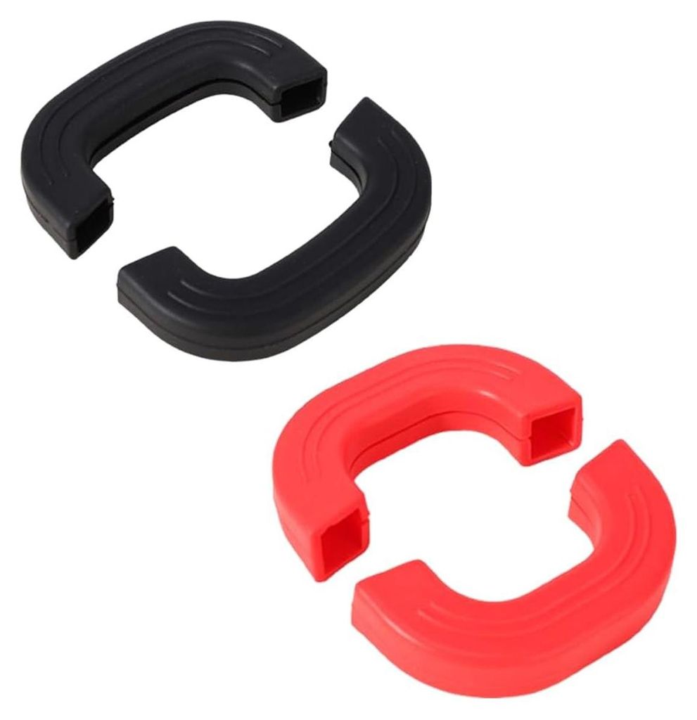 Silikon-Topfgriffe, abnehmbare isolierende und rutschfeste Hüllen zum Schutz der Finger beim Kochen