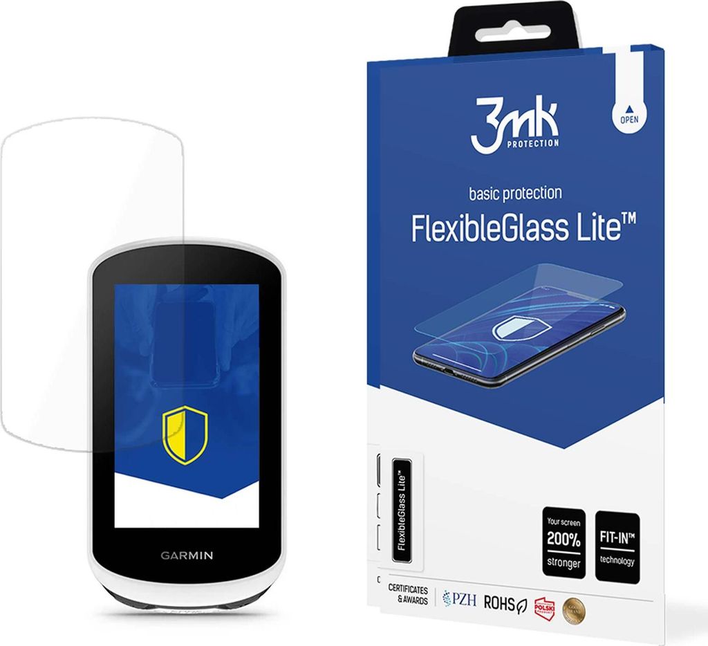 3Mk Flexibleglass Lite Hybridglas fr Garmin Edge Explore 2