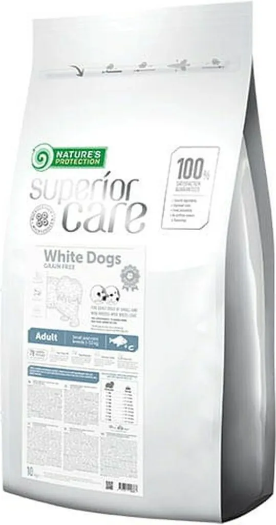 Croquettes Chien Blanc 10kg White Fish : Adieu aux Taches de Larmes Brunes