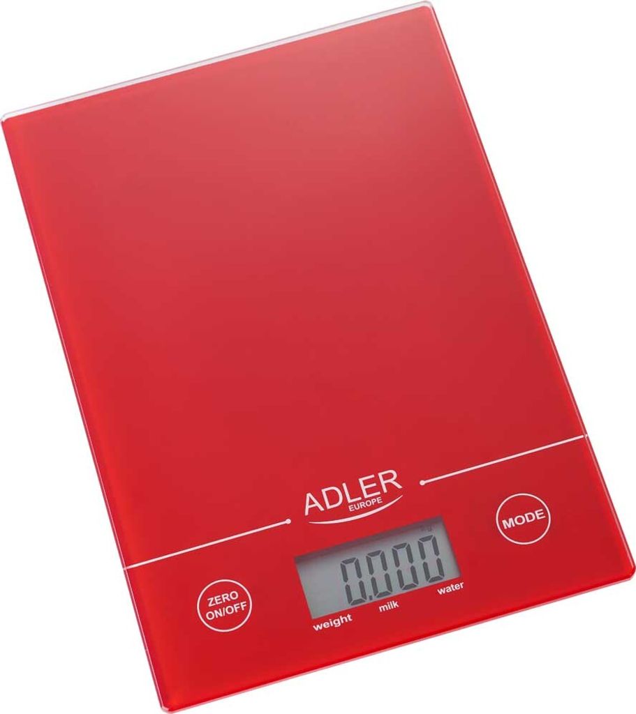 Adler Küchenwaage AD 3138 R (Rot)MAK Produktbild 