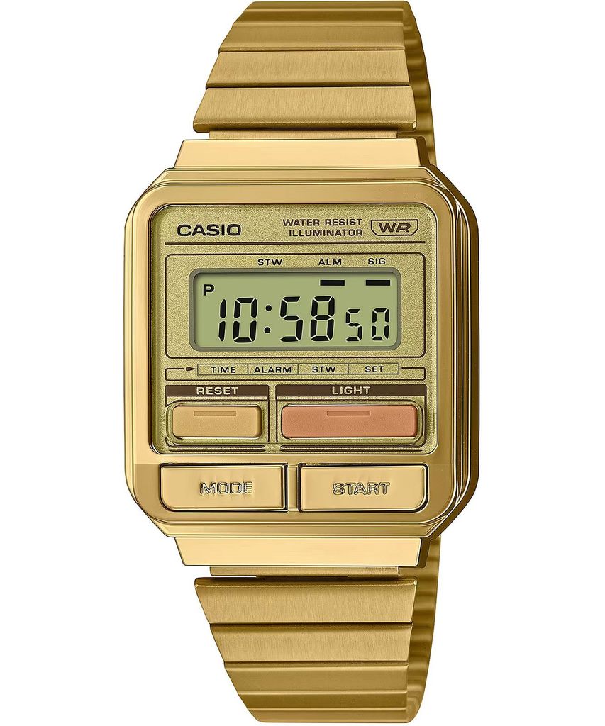 Casio A120weg-9aef Uhr Golden  Golden One Size Produktbild 