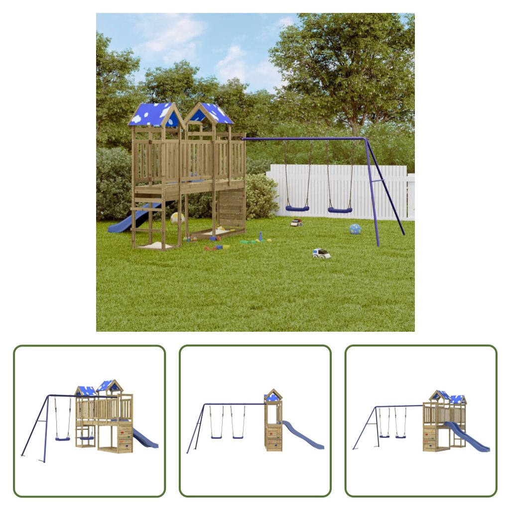 The Living Store Spielturm Imprägniertes Kiefernholz