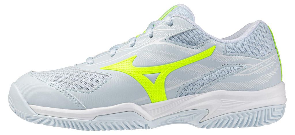 Mizuno BREAK SHOT 5 CC WOS Tennisschuhe Damen Sandplatz 61GC252620 Blau/Gelb, Schuhgröße:38 EU