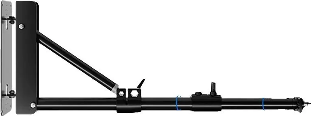 Bras de déport mural robuste de 135 cm avec inclinaison et réglage pro